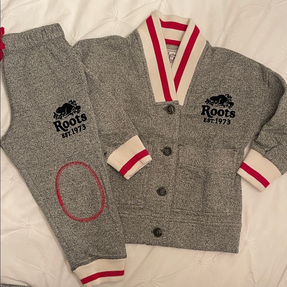 3T Roots Cabin Sweatpants & Cardigan sweatshirt Set